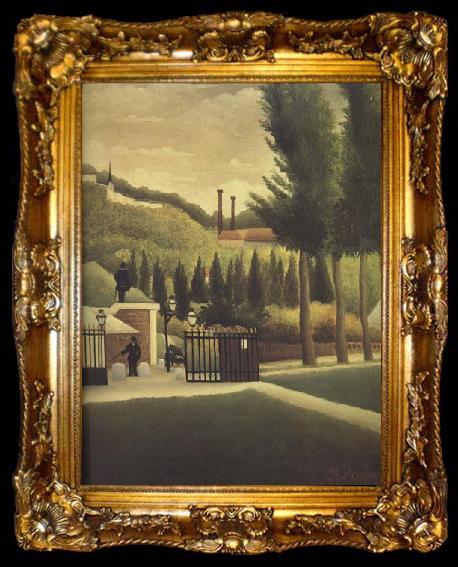 framed  Henri Rousseau The Customs House, ta009-2